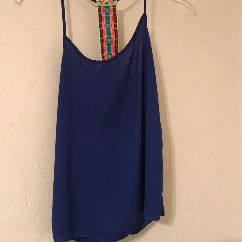 Blue tank top